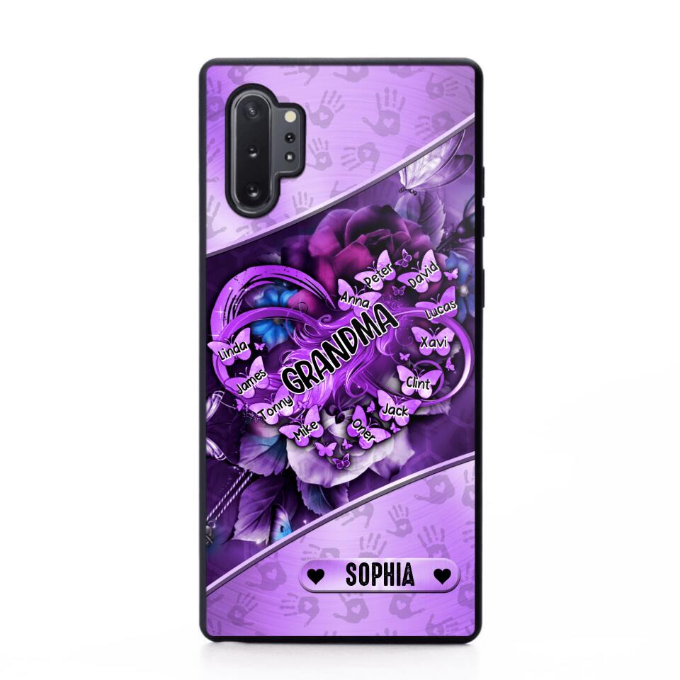 Personalized Grandma Kid Phone Case Printed 22AUG-DT22