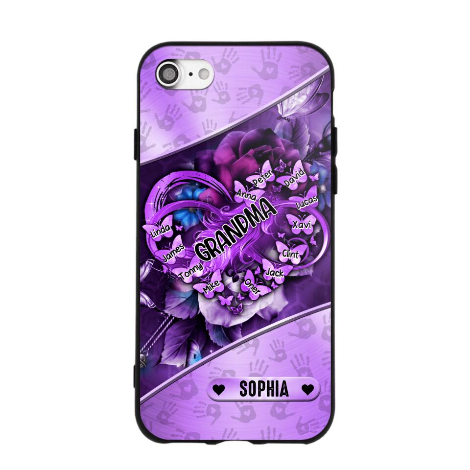 Personalized Grandma Kid Phone Case Printed 22AUG-DT22