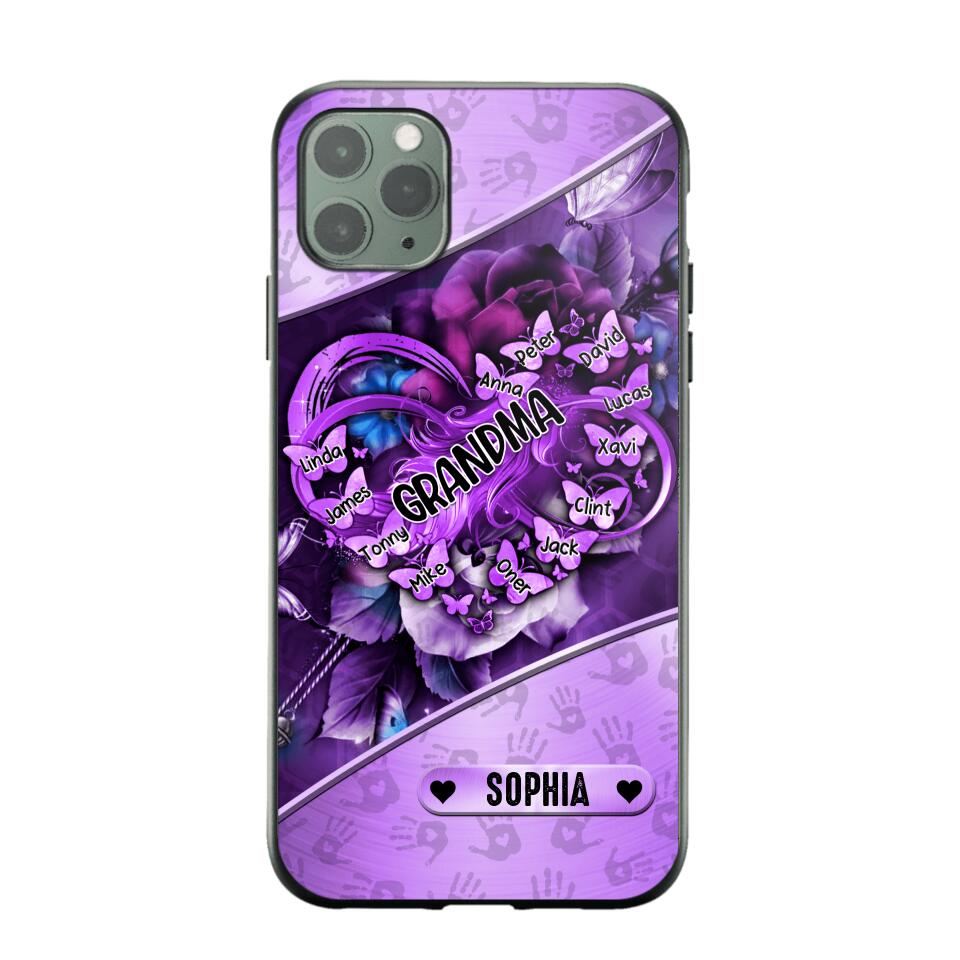 Personalized Grandma Kid Phone Case Printed 22AUG-DT22