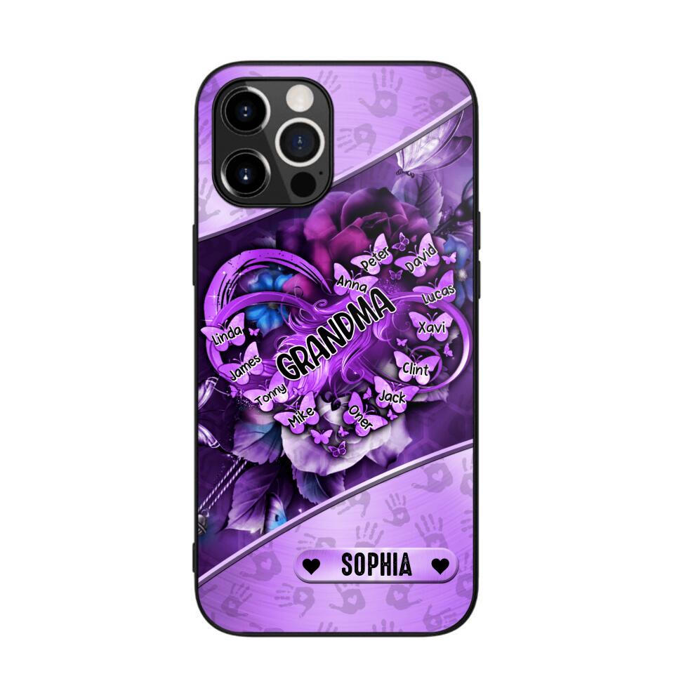 Personalized Grandma Kid Phone Case Printed 22AUG-DT22