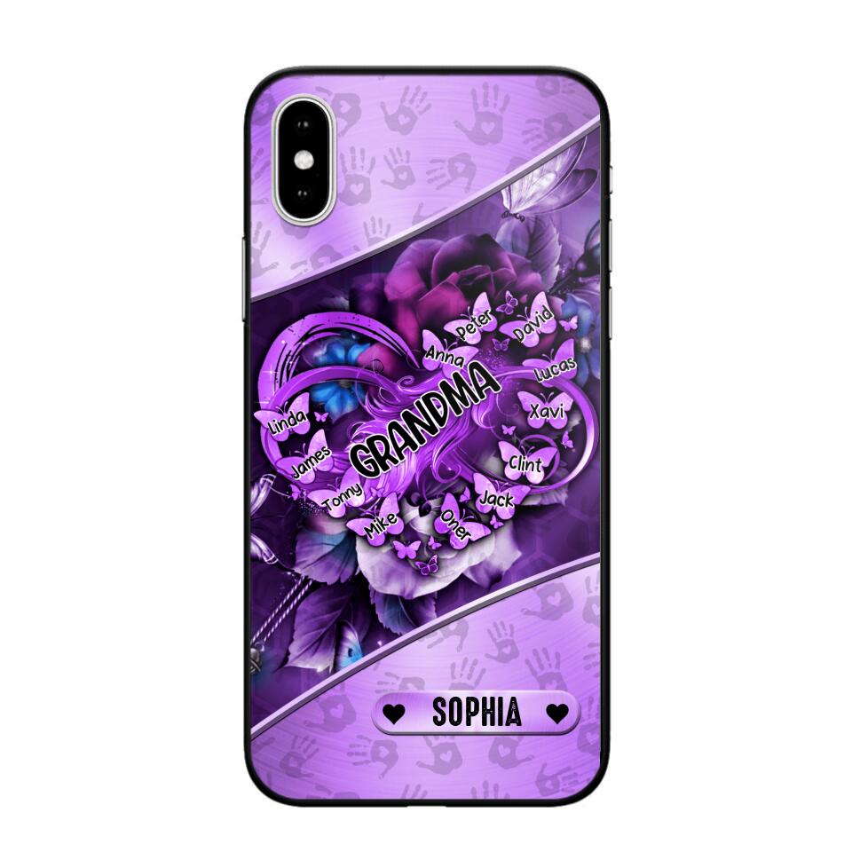 Personalized Grandma Kid Phone Case Printed 22AUG-DT22