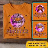 Personalized Momster Kid Name Tshirt Printed QTDT2208