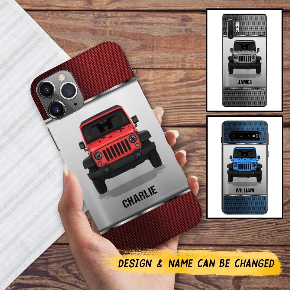 Personalized Jeep Lover Phone Case Printed 22AUG-HY22