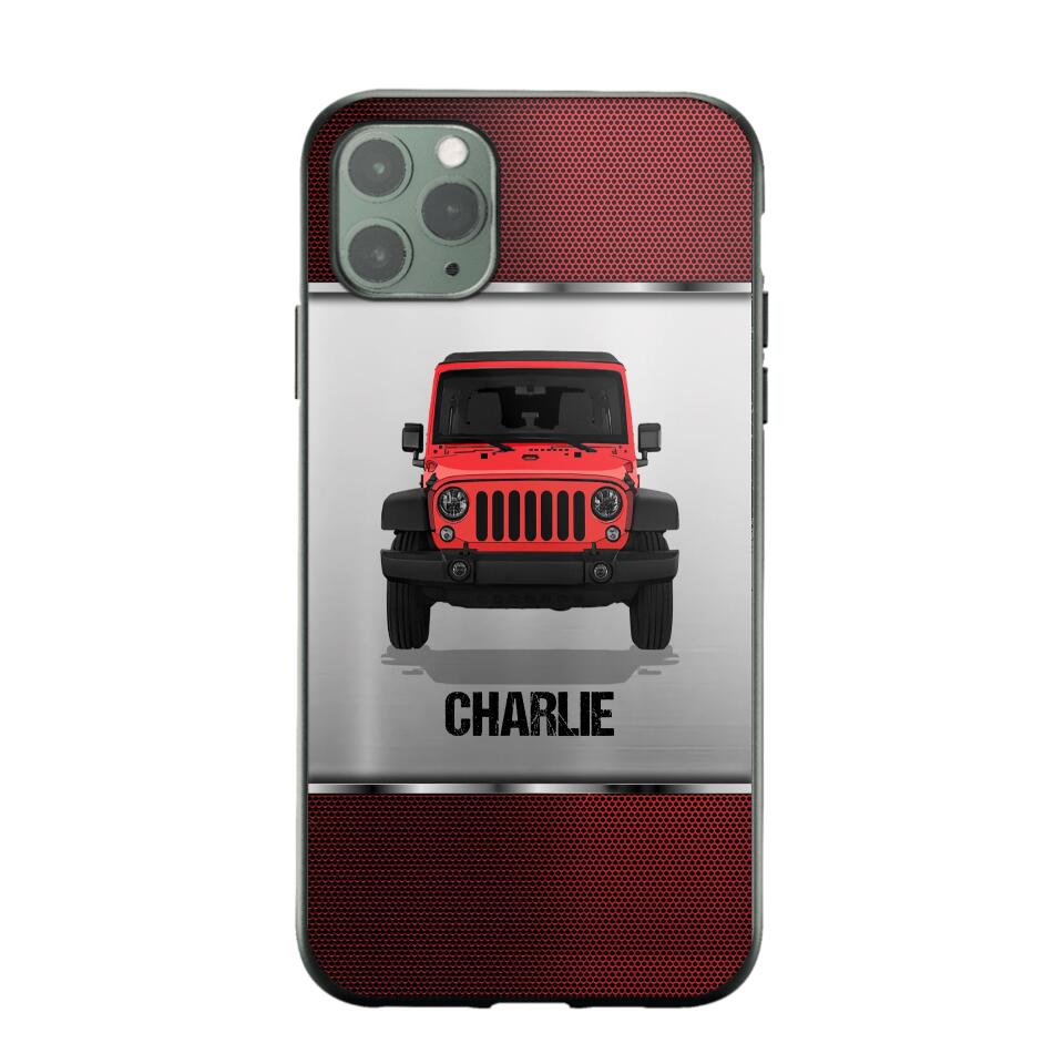 Personalized Jeep Lover Phone Case Printed 22AUG-HY22