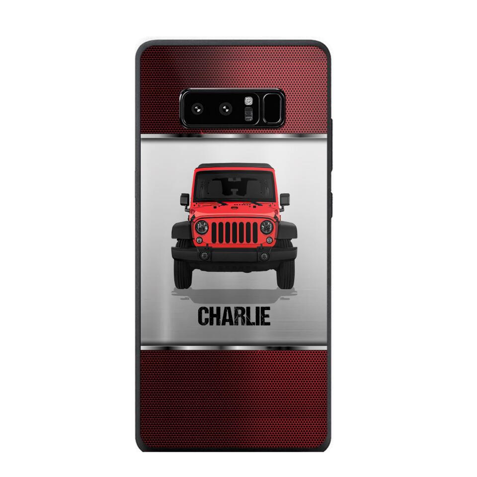 Personalized Jeep Lover Phone Case Printed 22AUG-HY22