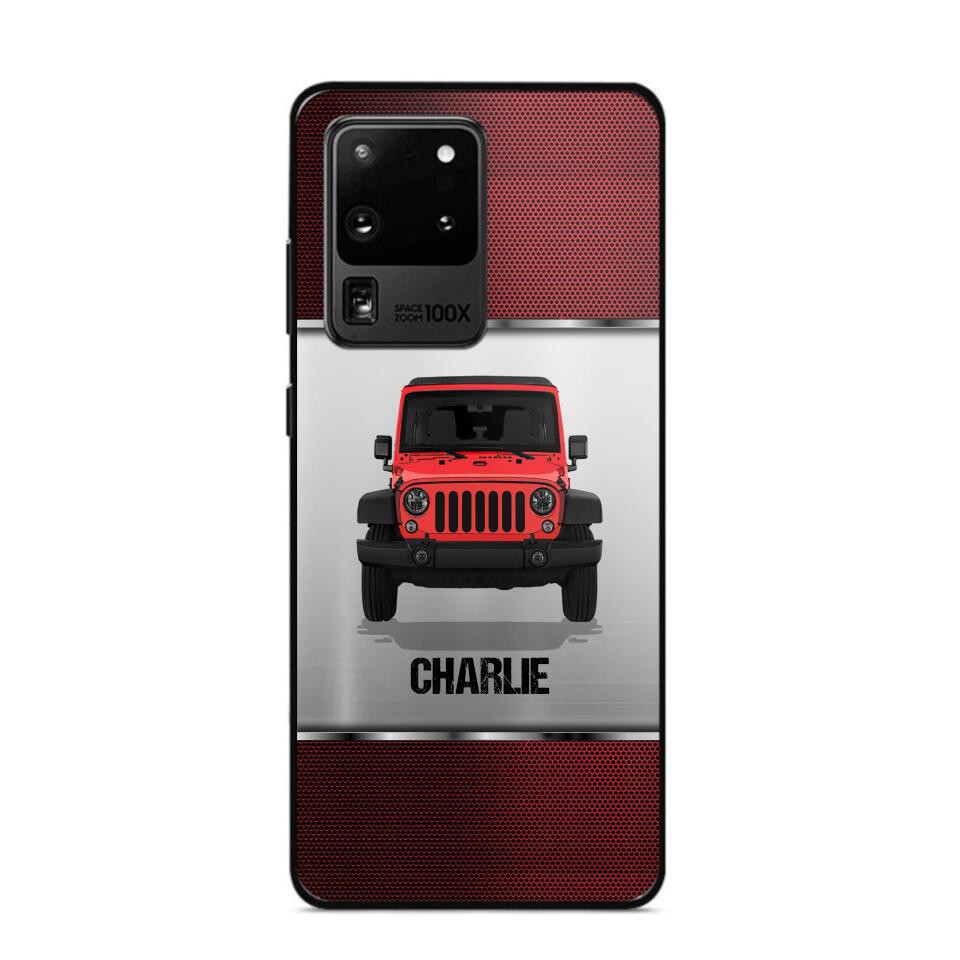 Personalized Jeep Lover Phone Case Printed 22AUG-HY22