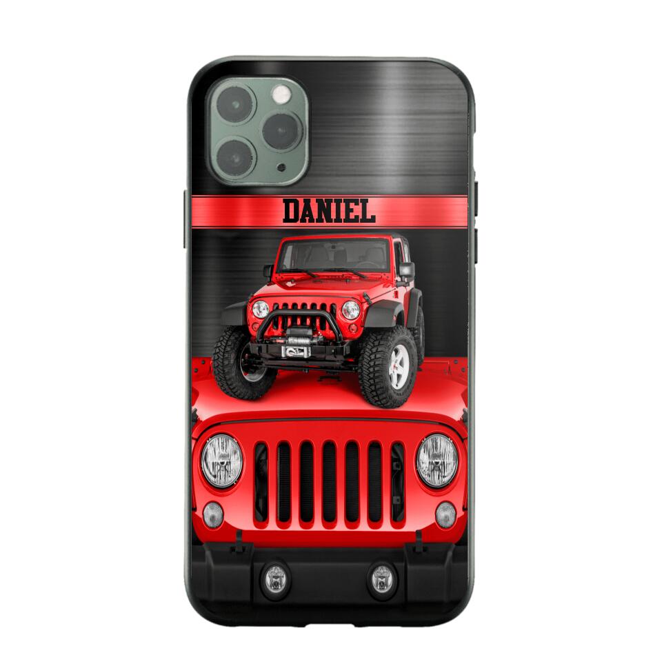 Personalized Jeep Lover Phone Case Printed 22AUG-DT22