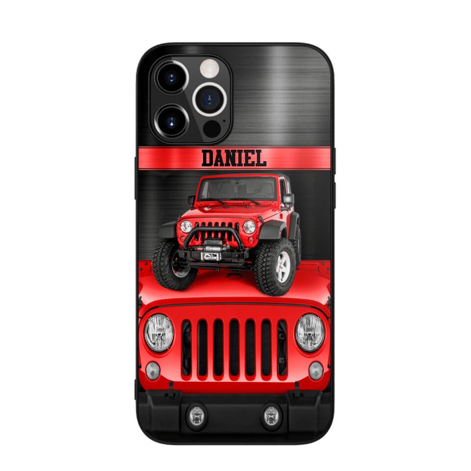 Personalized Jeep Lover Phone Case Printed 22AUG-DT22