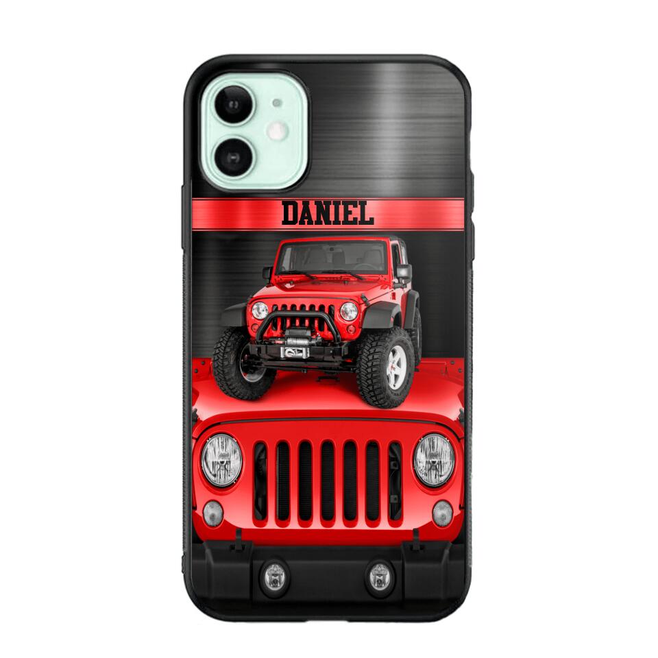 Personalized Jeep Lover Phone Case Printed 22AUG-DT22