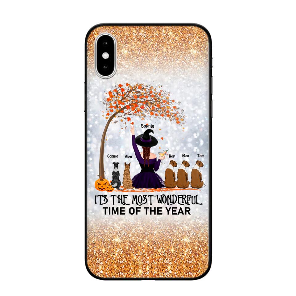 Personalized It 's The Most Wonderful Time Of The Year Fall Dog Phonecase Printed QTVQ2308