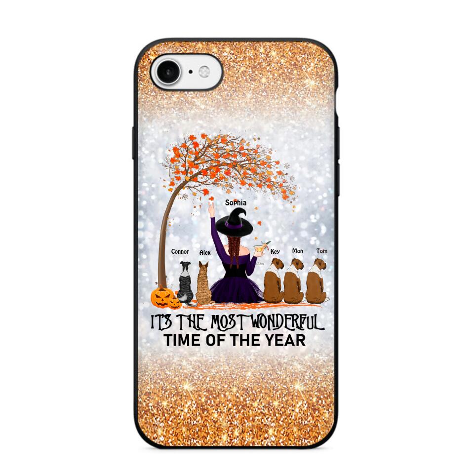 Personalized It 's The Most Wonderful Time Of The Year Fall Dog Phonecase Printed QTVQ2308