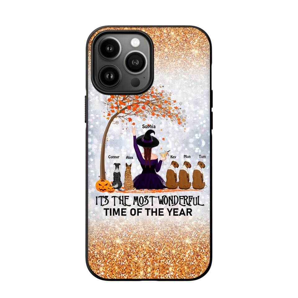 Personalized It 's The Most Wonderful Time Of The Year Fall Dog Phonecase Printed QTVQ2308