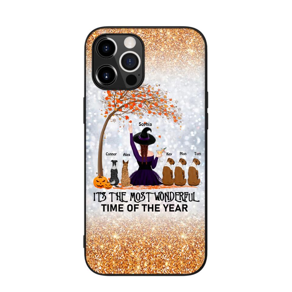 Personalized It 's The Most Wonderful Time Of The Year Fall Dog Phonecase Printed QTVQ2308