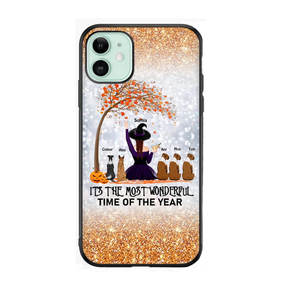 Personalized It 's The Most Wonderful Time Of The Year Fall Dog Phonecase Printed QTVQ2308