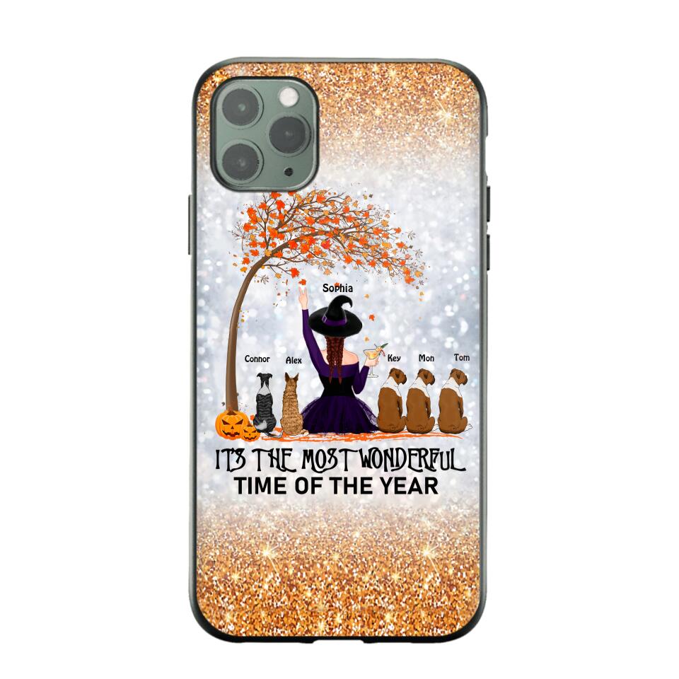 Personalized It 's The Most Wonderful Time Of The Year Fall Dog Phonecase Printed QTVQ2308