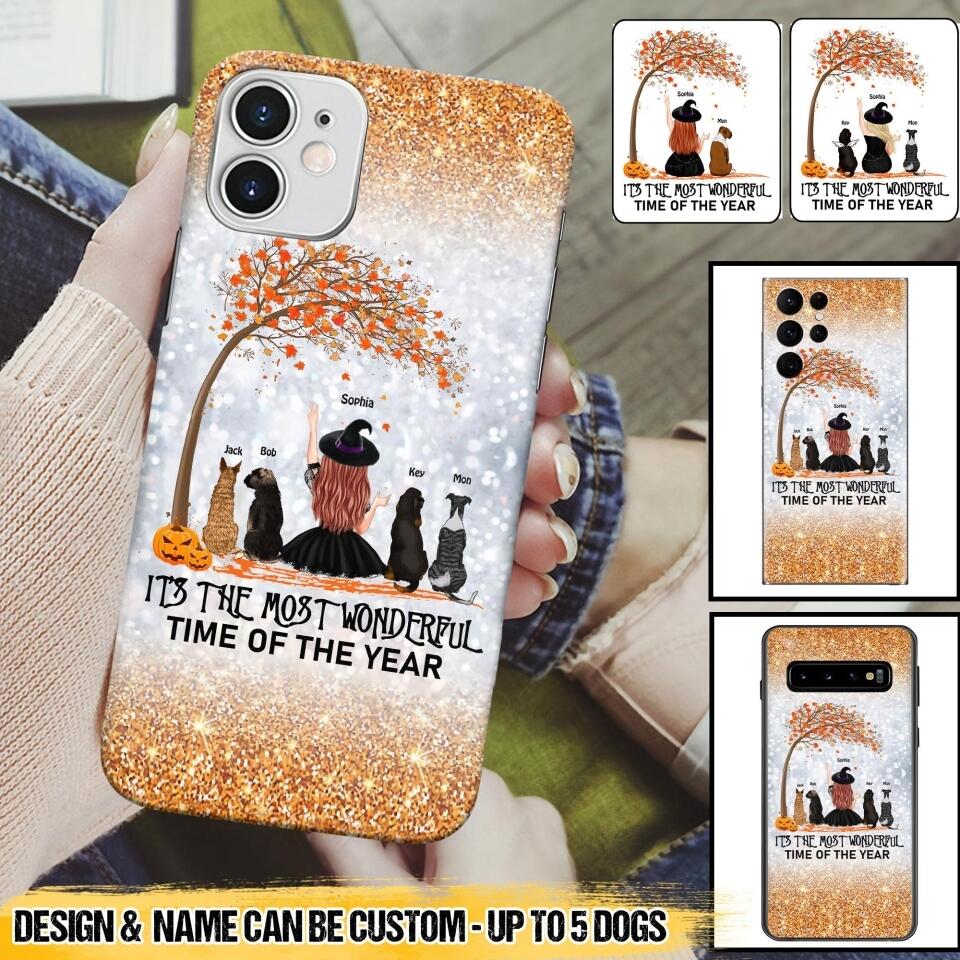 Personalized It 's The Most Wonderful Time Of The Year Fall Dog Phonecase Printed QTVQ2308