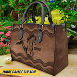 Personalized Horse Lover Leather Bag Printed NQVQ2308