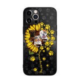 Personalized You are My Sunshine Sunflower Dog Paw Phone Case Printed 22AUG-DT23