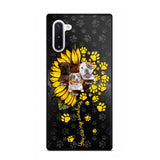 Personalized You are My Sunshine Sunflower Dog Paw Phone Case Printed 22AUG-DT23