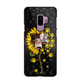 Personalized You are My Sunshine Sunflower Dog Paw Phone Case Printed 22AUG-DT23