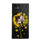 Personalized You are My Sunshine Sunflower Dog Paw Phone Case Printed 22AUG-DT23