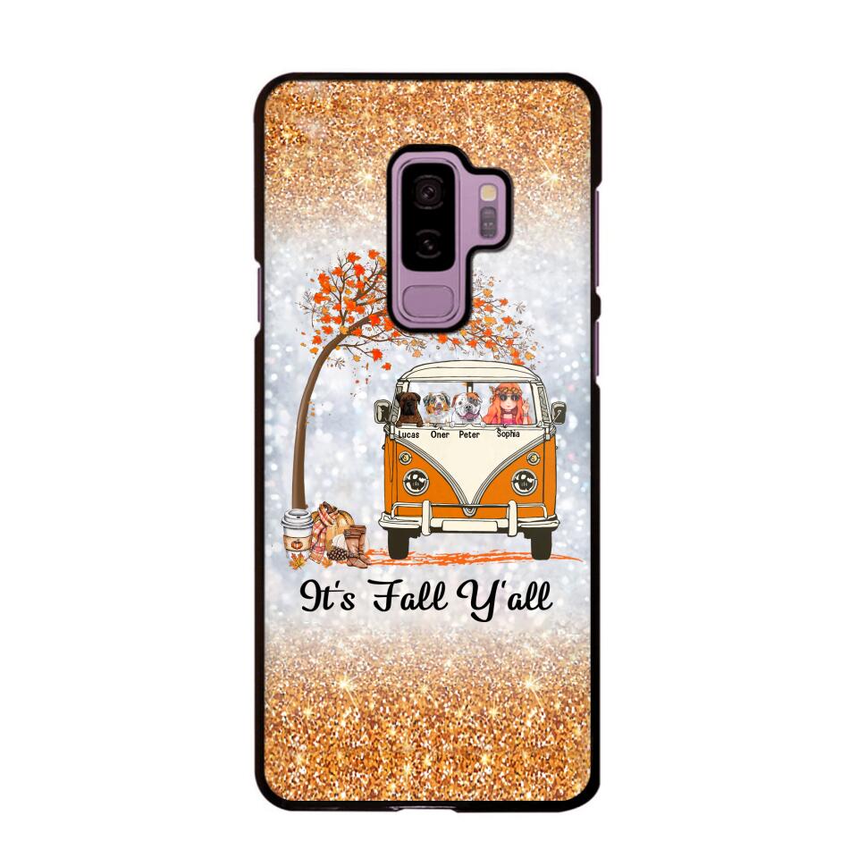 Personalized It's The Most Wonderful Time Of The Year Fall Y'all Dog Phonecase Printed QTVQ2408