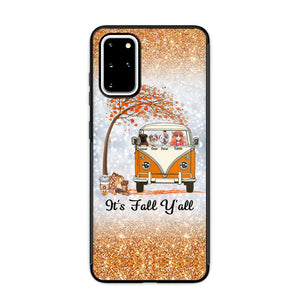 Personalized It's The Most Wonderful Time Of The Year Fall Y'all Dog Phonecase Printed QTVQ2408