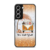 Personalized It's The Most Wonderful Time Of The Year Fall Y'all Dog Phonecase Printed QTVQ2408