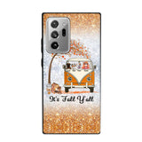 Personalized It's The Most Wonderful Time Of The Year Fall Y'all Dog Phonecase Printed QTVQ2408