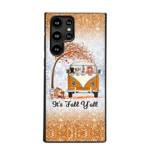 Personalized It's The Most Wonderful Time Of The Year Fall Y'all Dog Phonecase Printed QTVQ2408