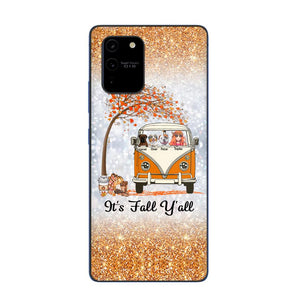 Personalized It's The Most Wonderful Time Of The Year Fall Y'all Dog Phonecase Printed QTVQ2408