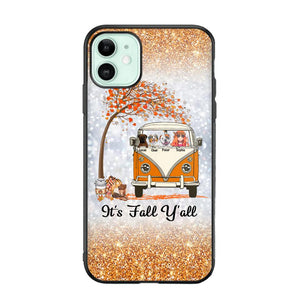 Personalized It's The Most Wonderful Time Of The Year Fall Y'all Dog Phonecase Printed QTVQ2408