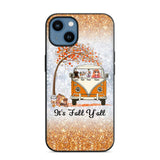 Personalized It's The Most Wonderful Time Of The Year Fall Y'all Dog Phonecase Printed QTVQ2408