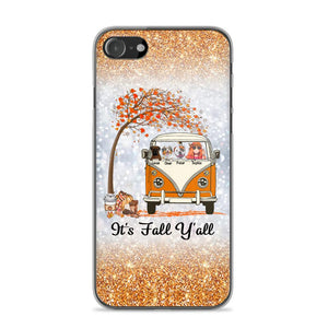 Personalized It's The Most Wonderful Time Of The Year Fall Y'all Dog Phonecase Printed QTVQ2408