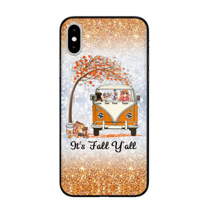 Personalized It's The Most Wonderful Time Of The Year Fall Y'all Dog Phonecase Printed QTVQ2408