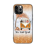 Personalized It's The Most Wonderful Time Of The Year Fall Y'all Dog Phonecase Printed QTVQ2408