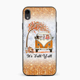 Personalized It's The Most Wonderful Time Of The Year Fall Y'all Dog Phonecase Printed QTVQ2408