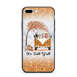 Personalized It's The Most Wonderful Time Of The Year Fall Y'all Dog Phonecase Printed QTVQ2408