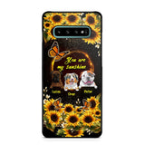 Personalized You are My Sunshine Sunflower Dog Paw Phone Case Printed 22AUG-MA23