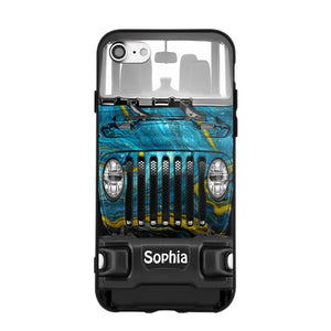 Personalized Jeep Lover Sparkling Phone Case Printed 22AUG-DT23