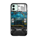 Personalized Jeep Lover Sparkling Phone Case Printed 22AUG-DT23