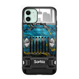 Personalized Jeep Lover Sparkling Phone Case Printed 22AUG-DT23