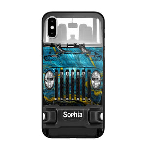 Personalized Jeep Lover Sparkling Phone Case Printed 22AUG-DT23