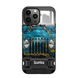 Personalized Jeep Lover Sparkling Phone Case Printed 22AUG-DT23