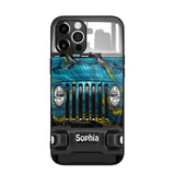 Personalized Jeep Lover Sparkling Phone Case Printed 22AUG-DT23