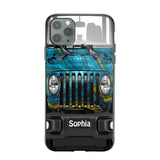 Personalized Jeep Lover Sparkling Phone Case Printed 22AUG-DT23