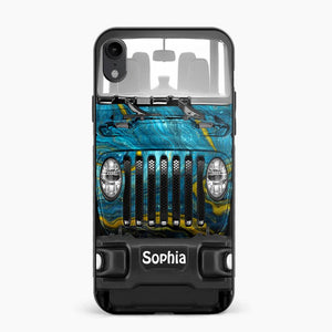 Personalized Jeep Lover Sparkling Phone Case Printed 22AUG-DT23