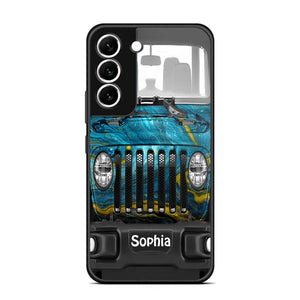 Personalized Jeep Lover Sparkling Phone Case Printed 22AUG-DT23