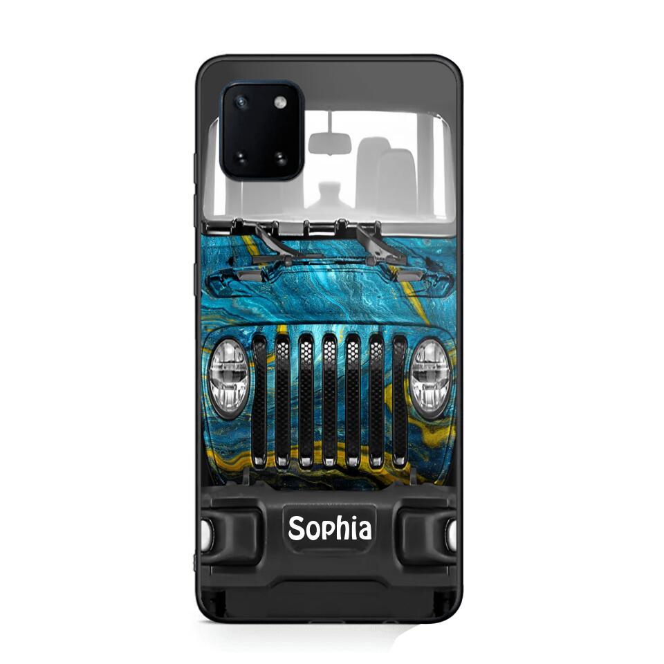 Personalized Jeep Lover Sparkling Phone Case Printed 22AUG-DT23