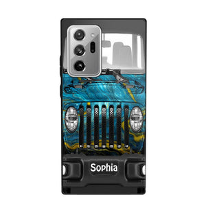 Personalized Jeep Lover Sparkling Phone Case Printed 22AUG-DT23